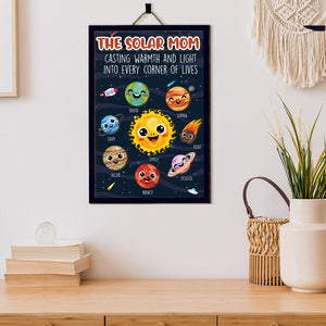 Personalized Gifts For Mom Wood Sign Solar Mom 05topu080324 - Wood Signs - GoDuckee