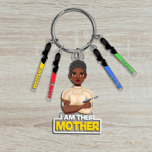 Personalized Gifts For Mom Keychain 03natn150225hg I'm Their Mother - Keychains - GoDuckee