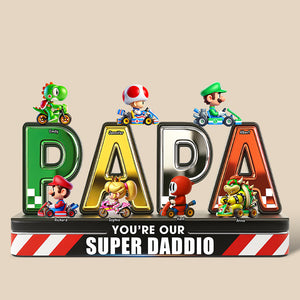 Car Game Fans Acrylic Plaque - Personalized Gifts For Dad 04TGQN290425 - Shaped Plaques - GoDuckee