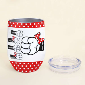 Just A Nana 04DNQN260423 Wine Tumbler Gift For Grandma - Wine Tumbler - GoDuckee