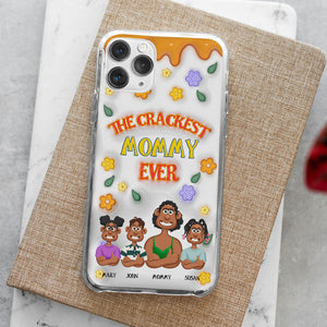 Personalized Gifts For Mom Phone Case The Crackest Mom 02KAMH200225PA - Phone Case - GoDuckee