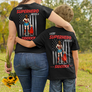 Personalized Gifts For Mom Shirt Every Superhero Needs A Sidekick 06qhhn230324pa - 2D Shirts - GoDuckee