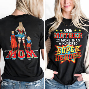 Super Mom Shirt Personalized Gifts For Mom 011TOQN180325PA-Homacus