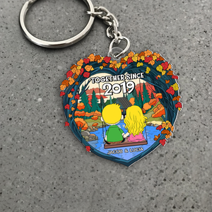 Personalized Gifts For Couple Keychain 02xqpu040125hg - Keychains - GoDuckee