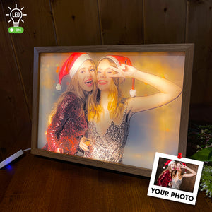 Gift For Sisters, Personalized Light Picture Frame - Poster & Canvas - GoDuckee