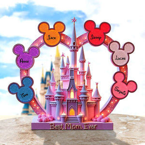 Personalized Gifts For Mom Acrylic Plaque, Mouse Fans 07tgtn140425 - Shaped Plaques - GoDuckee