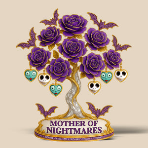 Mom Flowers Acrylic Plaque - Personalized Gifts For Mom 03ohqn240425 - Shaped Plaques - GoDuckee