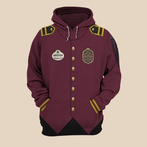 Halloween Terror Hotel Doorman Shirt, Personalized Shirt, Gift For Horror Fans - AOP Products - GoDuckee