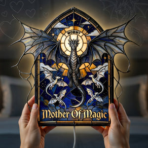 Dragon Mom Light Box - Personalized Gifts For Moms 04paqn090426 - Light Box - GoDuckee