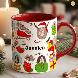 Merry Mischief Accent Mug - Personalized Gifts For Her 03LALU271025 - Coffee Mug - GoDuckee