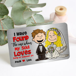 Personalized Gifts For Couple Wedding Wallet Card Found My Soul Loves 02XQMH090125DA - Wallet Card - GoDuckee