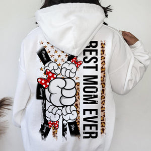 Best Mom Ever, Gift For Mom, Personalized Shirt, Mom And Kids Hand Shirt, Mother' Day Gift 04NAHN040423 - Shirts - GoDuckee