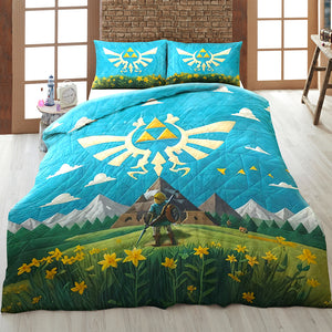 Gifts For Action Adventure Game Lover Quilt Bed Set, Hero Of The Kingdom 02qhqn220125 - Blanket - GoDuckee