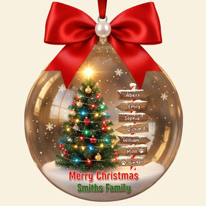 Family Tree Christmas Ornament – Personalized Gifts For Family 01hyqn191125 - Ornament - GoDuckee