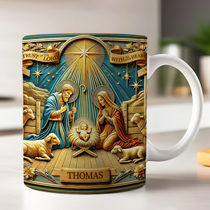 Personalized Gifts For Jesus Lover Coffee Mug, Trust In The Lord 03tgpu311224 - Coffee Mug - GoDuckee