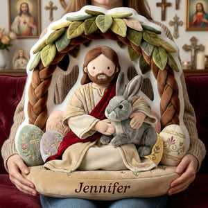 Jesus Easter Pillow – Personalized Gifts For Christians 05paqn090126 - Pillow - GoDuckee