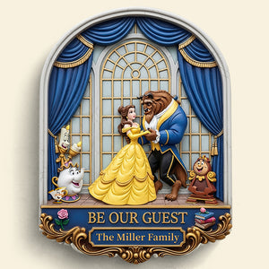 Fairy Tale Couple Wood Sign Personalized Gifts For Family 01qhdt300525 - Wood Sign - GoDuckee