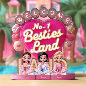 Doll Besties Plaque - Personalized Gifts For Besties 01tgqn090625 - Shaped Plaques - GoDuckee