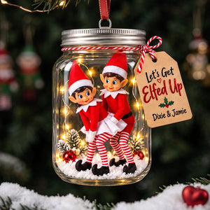 Cheeky Couple Christmas Ornament - Personalized Gifts For Couple 07huta211026