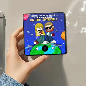 Custom Music Gifts For Couple Fridge Magnet 04topu140125hg - Fridge Magnet - GoDuckee