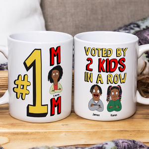 Personalized Gifts For Mom Coffee Mug 061topu120225hg #1 Mom - Coffee Mug - GoDuckee