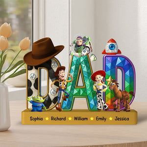 Dad Of Journey Joy Acrylic Plaque - Personalized Gifts For Father 052OHQN240425 - Shaped Plaques - GoDuckee