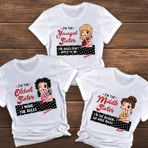 Gift for Sisters, Personalized Shirt, Sisters Family Shirt 05NAHN310723HH - Shirts - GoDuckee