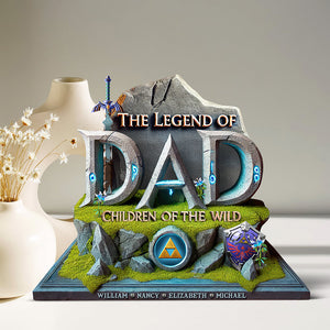 Legend Dad Acrylic Plaque Personalized Gifts For Dad 03HUQN190425 - Shaped Plaques - GoDuckee