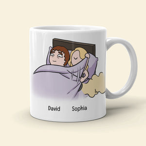 I Love You Even When You Fart Under The Blankets-Personalized Coffee Mug- Gift For Couple- Funny Couple Mug - Coffee Mug - GoDuckee