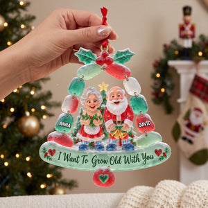 Mischievous Old Couple Acrylic Ornament - Personalized Gift For Couples 06OHTN070926