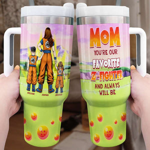 Personalized Gifts For Mom Tumbler Handle 06NADT280324HH Mother's Day - Tumbler Cups - GoDuckee