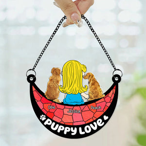 Personalized Gifts For Dog Lovers Suncatcher Ornament 03ohqn060125hg - Ornament - GoDuckee