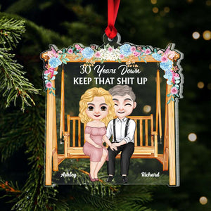 Gift For Couple, Personalized Acrylic Ornament Couple, Christmas Gift 03QHHN221123hh - Ornament - GoDuckee