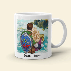 Saving The Last One For The Right One-Personalized Coffee Mug - Gift For Couple- Couple Coffee Mug- 01httn120723hh - Coffee Mug - GoDuckee