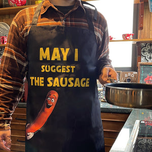 Gift For Him Apron May I Suggest The Sausage 04OHMH260124 - Aprons - GoDuckee