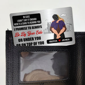 Personalized Gifts For Couple Wallet Card Be By Your Side 04KADT070125HG - Wallet Card - GoDuckee