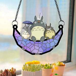 Personalized Gifts For Mom Suncatcher Window Hanging Ornament 04qhtn260424 - Ornaments - GoDuckee