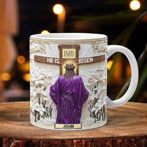 Personalized Gifts For Christian Coffee Mug, He Is Risen 01TGMH190225 - Coffee Mug - GoDuckee