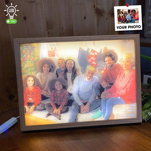 Gifts For Family, Personalized Light Picture Frame - Poster & Canvas - GoDuckee