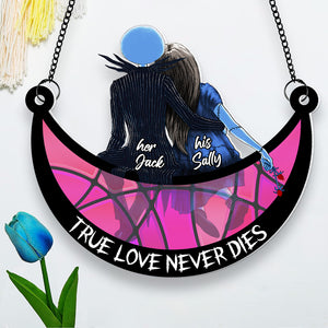 Personalized Gifts For Couple Suncatcher Ornament 03ACDT120724 - Ornament - GoDuckee