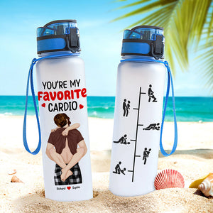 Naughty Couple Tracker Bottle - Personalized Gifts For Couple 03toqn070525hg - Water Bottles - GoDuckee