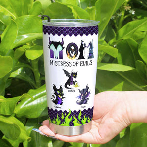 Personalized Gifts For Mom Tumbler, Cute Horned Witch Dragon 01qhdt200325 - Tumbler Cup - GoDuckee