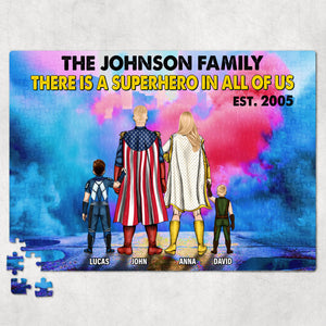 Super Jigsaw Puzzle Personalized Gifts For Family 03hutn120425hg - Jigsaw Puzzles - GoDuckee
