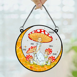Personalized Gifts For Mom Suncatcher Window Hanging Ornament Mother's Day - Ornaments - GoDuckee