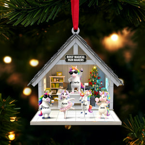 Unicorn Workday Chaos Ornament - Personalized Gifts For Officers 02OHLU151125 - Ornament - GoDuckee