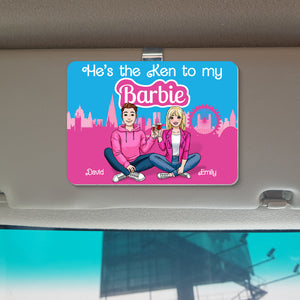 Personalized Gifts For Couple Car Visor Clip 02kaqn250624hh - Caps - GoDuckee