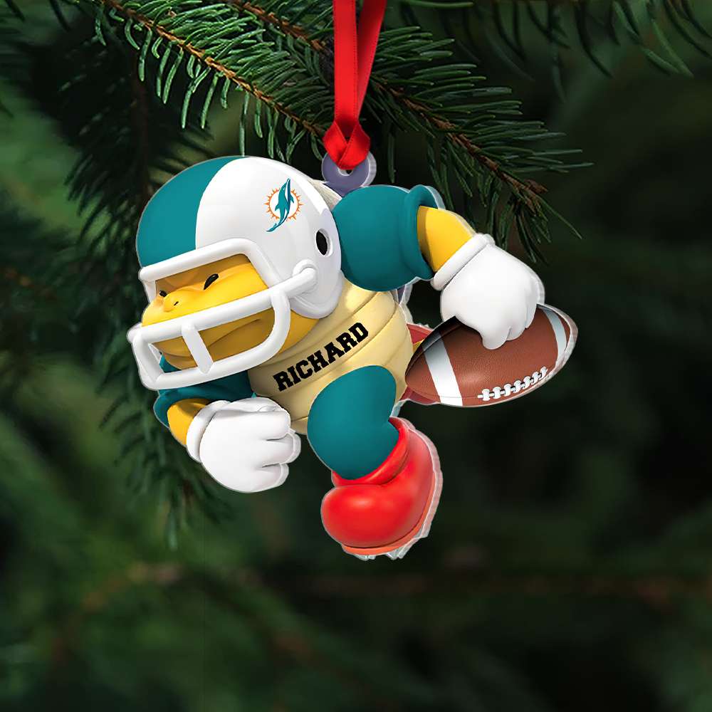 Gift For Football Lover, Personalized Acrylic Ornament, Football Player Ornament, Christmas Gift 01HTHN121023 - Ornament - GoDuckee
