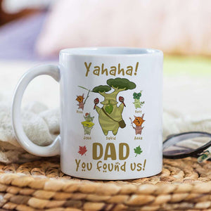 Legend Of Dad 02NAQN010623 Personalized Family Tumbler White Mug - Coffee Mug - GoDuckee