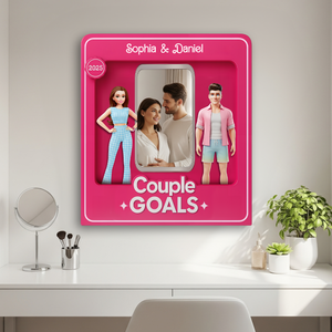Couple Goals Shaped Mirror - Personalized Gifts For Couples 01OHLU280725 - Mirror - GoDuckee