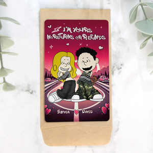 Personalized Gifts For Couple Wallet Card No Returns or Refunds 01xqpu070125hg - Wallet Card - GoDuckee